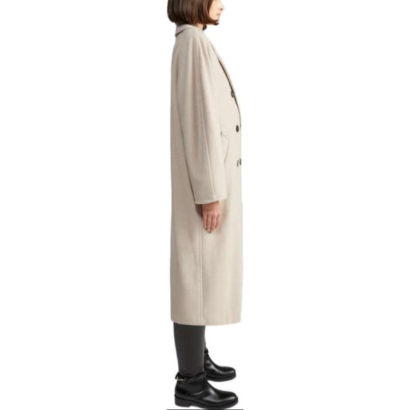 Purchase (Women) 'S Max Mara MaxMara Madame 101801 Classic Double-Faced Wool Coat Women Beige 1018012906032-MADAME