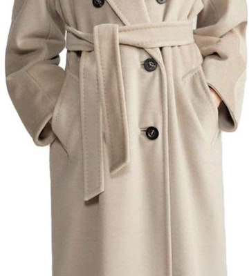 (Women) 'S Max Mara MaxMara Madame 101801 Classic Double-Faced Wool Coat Women Beige 1018012906032-MADAME Sizing (Women) 'S Max Mara MaxMara Madame 101801 Classic Double-Faced Wool Coat Women Beige 1018012906032-MADAME