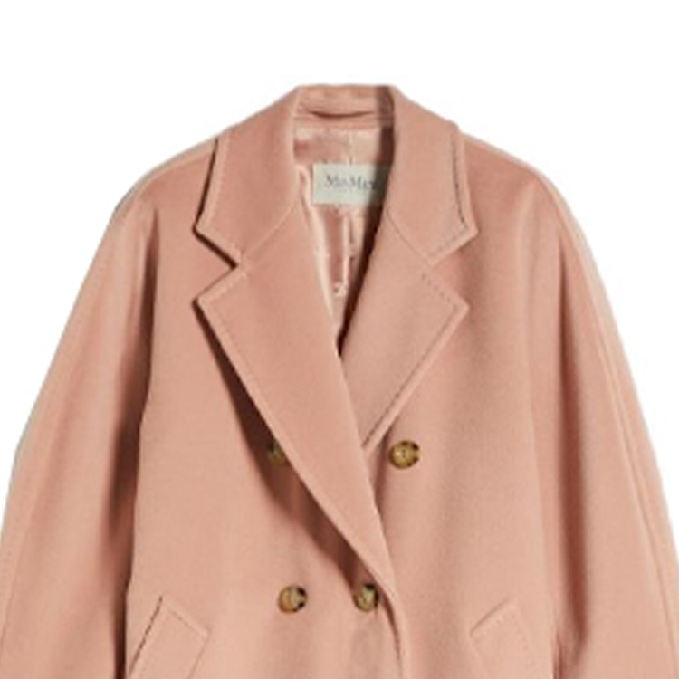 Sizing (Women) 'S Max Mara MaxMara Madame 101801 Classic Wool Double-Breasted Coat Women’s Light Pink 2310180139600MADAME-026