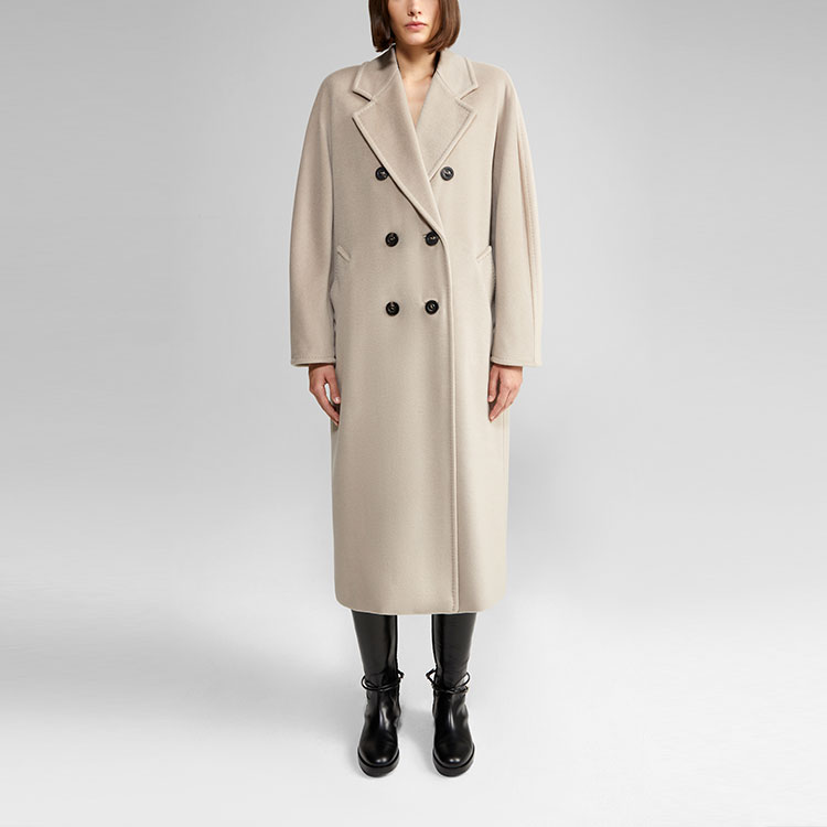 (Women) 'S Max Mara MaxMara Madame 101801 Oversized Double-Faced Wool Coat Women’s Gray Classic 1018011906002-MADAME 圖 3
