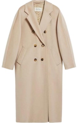 (Women) 'S Max Mara MaxMara MADAME 101801 Series Double-Breasted Long Coat Women’s Beige Casual 1018014106032 Buy (Women) 'S Max Mara MaxMara MADAME 101801 Series Double-Breasted Long Coat Women’s Beige Casual 1018014106032