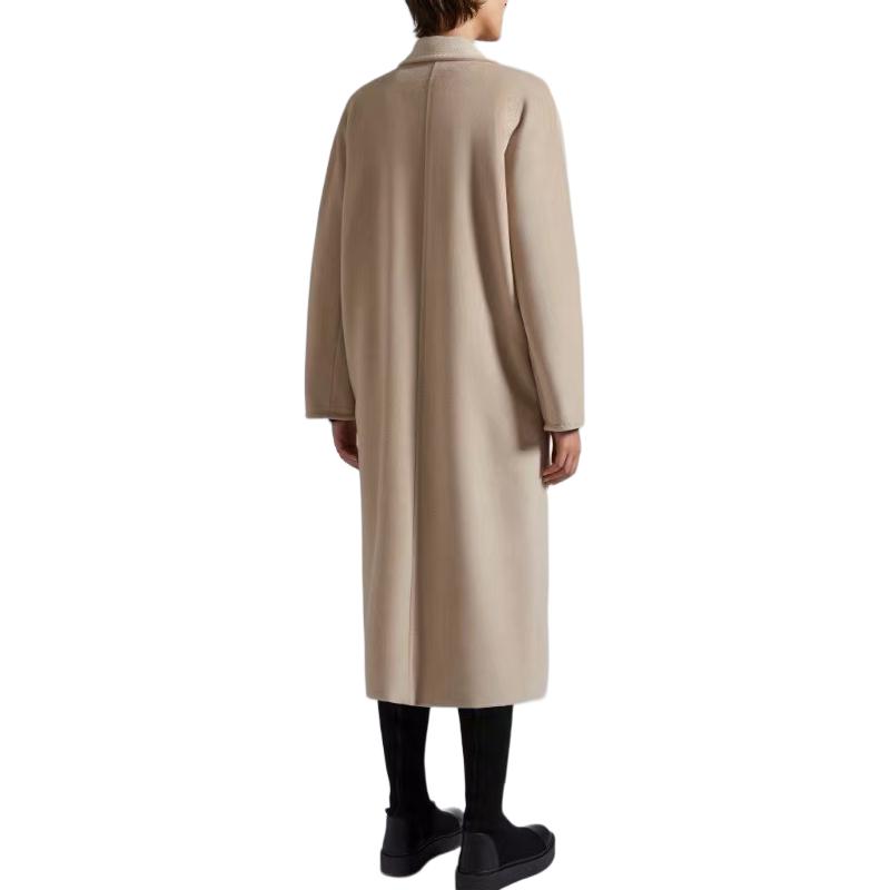 Purchase (Women) 'S Max Mara MaxMara MADAME 101801 Series Double-Breasted Long Coat Women’s Beige Casual 1018014106032