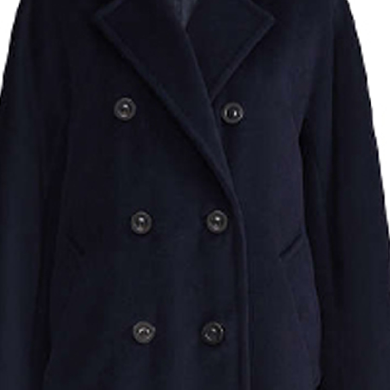 (Women) 'S Max Mara MaxMara Madame Double-Faced Wool Coat Women Ultrasuede Blue Classic Style 1018010906005-MADAME 圖 6