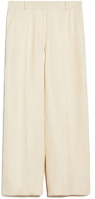 (W) Pantalones Relaxed MaxMara Mujer Blancos Lino Corte Recto Cintura Elástica. 5131024206035-MALIZIA Order (W) Pantalones Relaxed MaxMara Mujer Blancos Lino Corte Recto Cintura Elástica. 5131024206035-MALIZIA