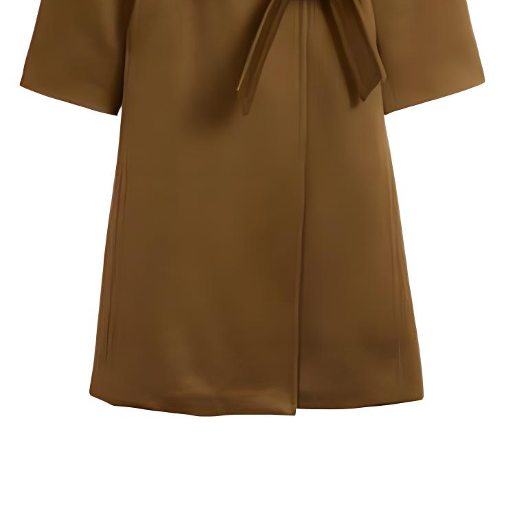 (Women) 'S Max Mara MaxMara Manuela  Brown Belted Mid-Length Coat 10161413600038-3MANUEL 圖 6