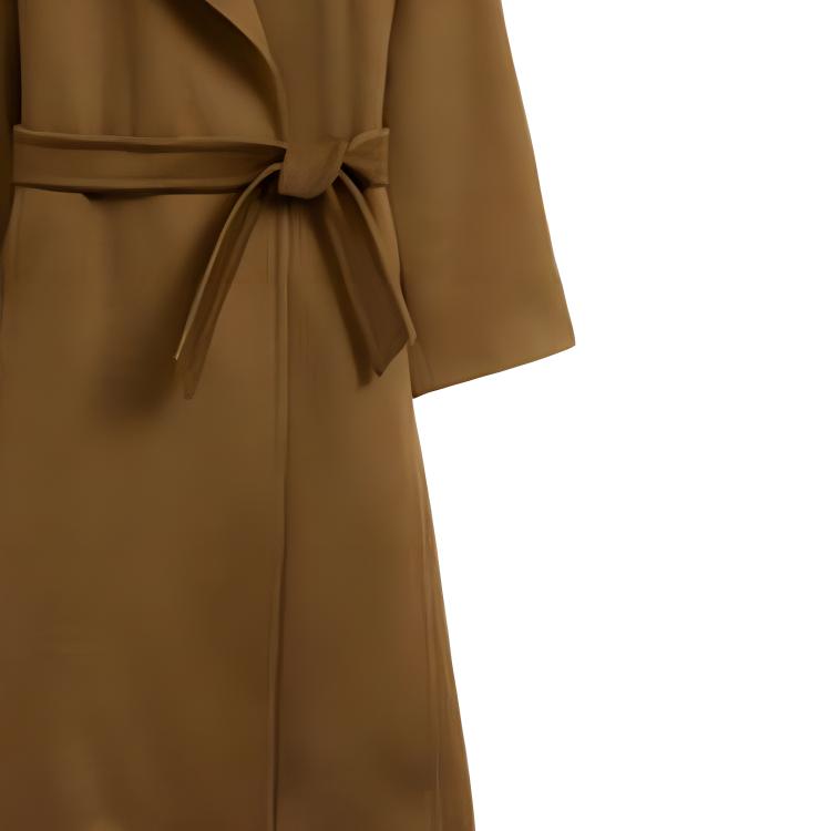 (Women) 'S Max Mara MaxMara Manuela  Brown Belted Mid-Length Coat 10161413600038-3MANUEL 圖 7