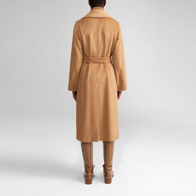 (Women) 'S Max Mara MaxMara Manuela Camel Wool Belted Mid-Length Coat for Women 1016140906001-MANUELA Shop (Women) 'S Max Mara MaxMara Manuela Camel Wool Belted Mid-Length Coat for Women 1016140906001-MANUELA