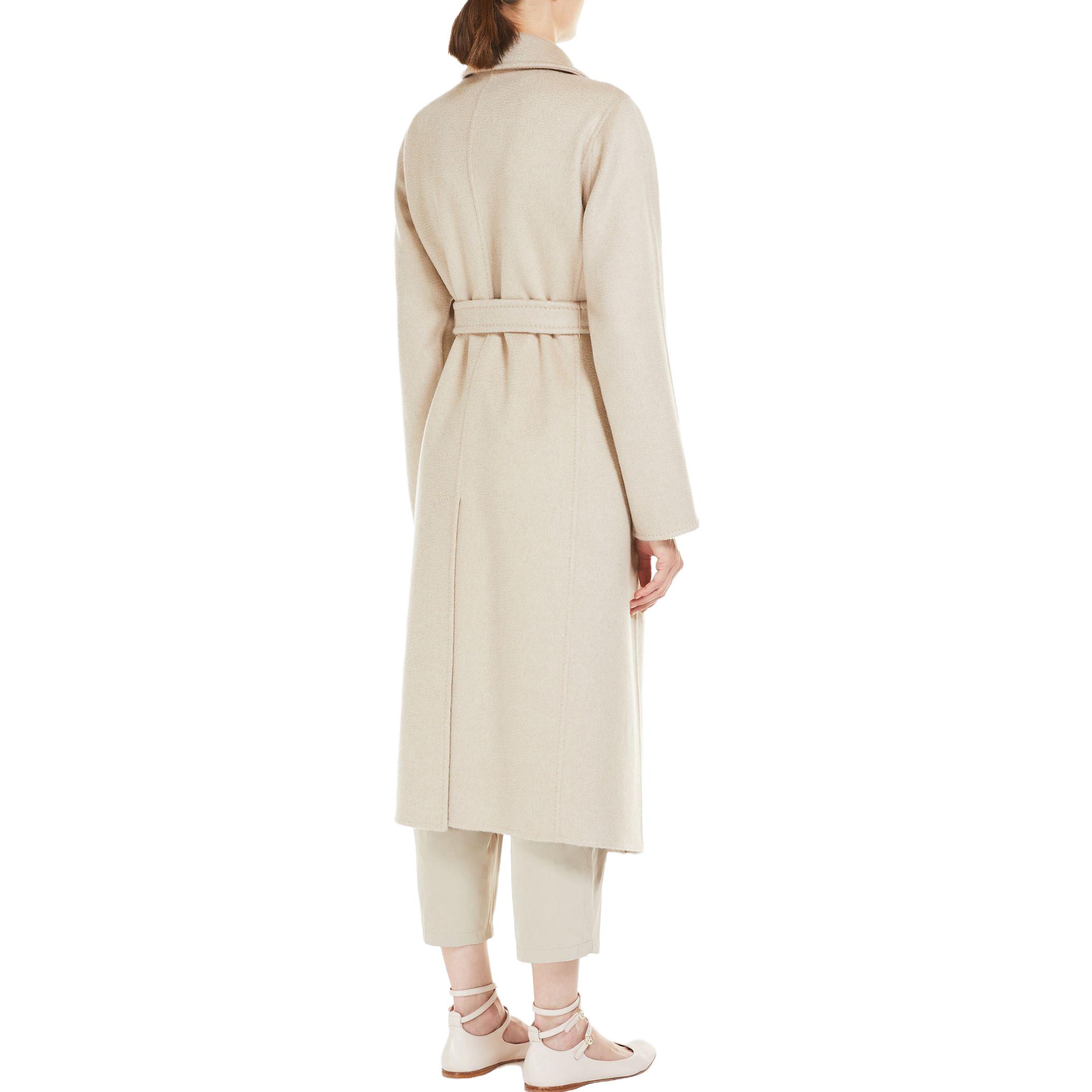 Purchase (Women) 'S Max Mara MaxMara Manuela Double-Faced Wool Belted Coat Women’s Sand Color. 1016063906032-MANUELA1