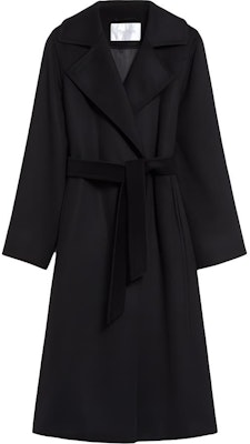 (W) ''S Max Mara マックスマーラ マヌエラ アイコン ロング ベルト付コート ウィメンズ - ブラック 1016014206002-MANUELA Buy (W) ''S Max Mara マックスマーラ マヌエラ アイコン ロング ベルト付コート ウィメンズ - ブラック 1016014206002-MANUELA