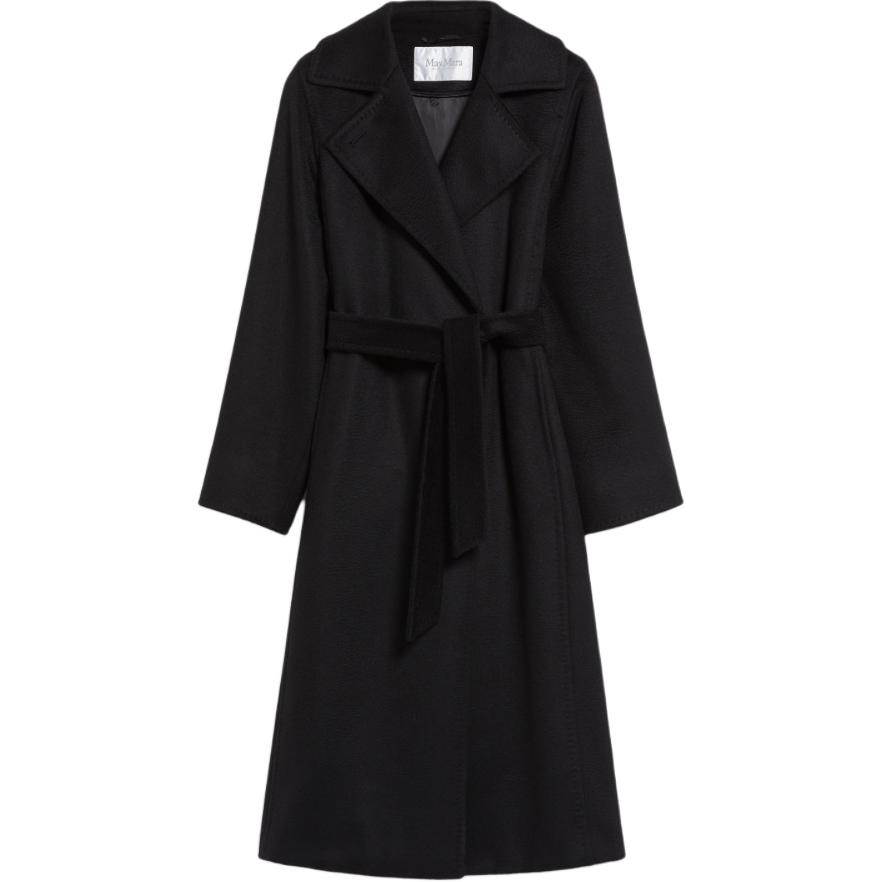 Order (W) Abrigo Largo con Cinturón ''S Max Mara MaxMara Manuela Icon para Mujer - Negro. 1016014206002-MANUELA