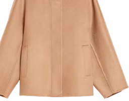 Sizing (W) Max Mara Midas 短款羊絨夾克 棕色長袖翻領大衣 1086054106068-MIDAS