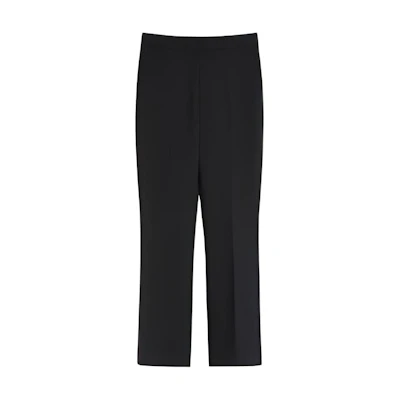 (Women) 'S Max Mara MaxMara Nepeta Black Wool Crepe Tailored Trousers. 1131012106003-NEPETA