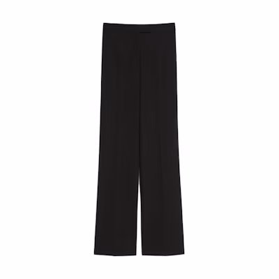 (Women) 'S Max Mara MaxMara Norcia High-Waisted Wide-Leg Flare Pants Women’s Black. 1786014106001-NORCIA