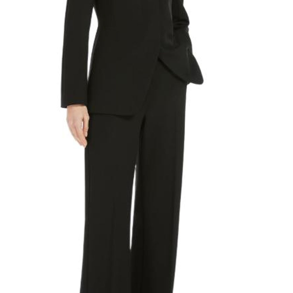 Sizing (Women) 'S Max Mara MaxMara Norcia High-Waisted Wide-Leg Flare Pants Women’s Black. 1786014106001-NORCIA