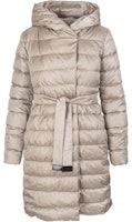 (Women) 'S Max Mara MaxMara Novef Ladies Light Brown Hooded Long Down Jacket 94961116600NOVEF-019 (Women) 'S Max Mara MaxMara Novef Ladies Light Brown Hooded Long Down Jacket 94961116600NOVEF-019