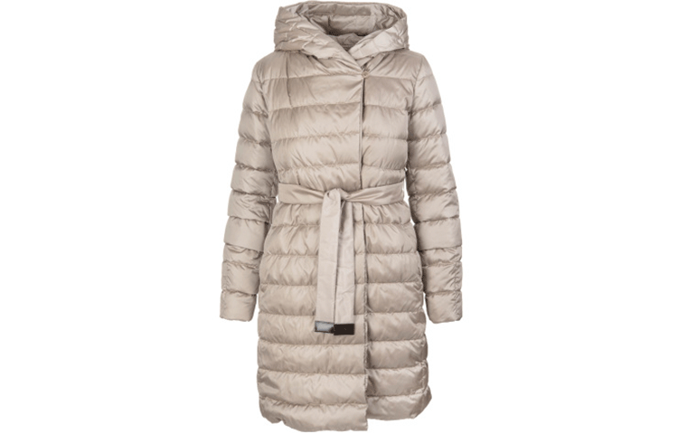 Order (Women) 'S Max Mara MaxMara Novef Ladies Light Brown Hooded Long Down Jacket 94961116600NOVEF-019