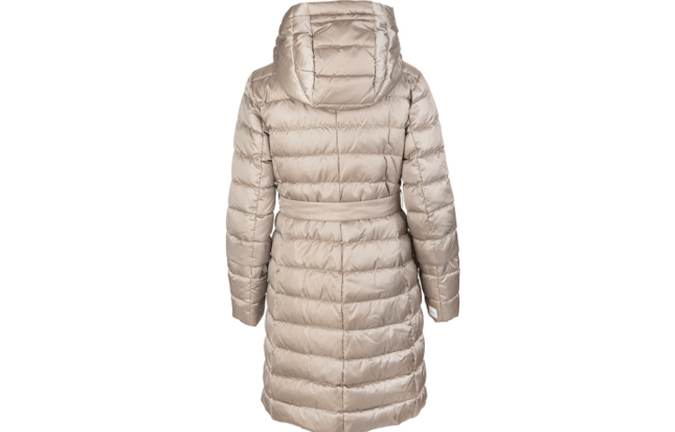 Lookbook (Women) 'S Max Mara MaxMara Novef Ladies Light Brown Hooded Long Down Jacket 94961116600NOVEF-019