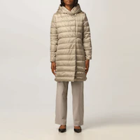Shop (W) ''S Max Mara MaxMara Novef 女士淺棕色連帽長款羽絨外套 94961116600NOVEF-019