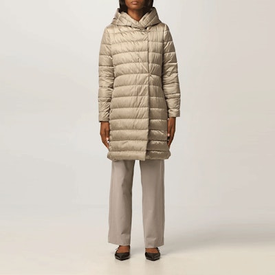 (Women) 'S Max Mara MaxMara Novef Ladies Light Brown Hooded Long Down Jacket 94961116600NOVEF-019 Shop (Women) 'S Max Mara MaxMara Novef Ladies Light Brown Hooded Long Down Jacket 94961116600NOVEF-019