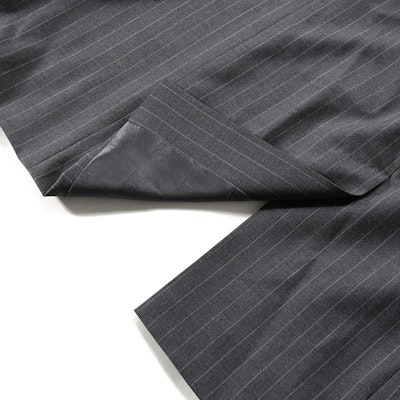 (Women) 'S Max Mara MaxMara Oche Gray Striped Print Lapel Single-Breasted Blazer. 1046083906005-OCHE Shop (Women) 'S Max Mara MaxMara Oche Gray Striped Print Lapel Single-Breasted Blazer. 1046083906005-OCHE