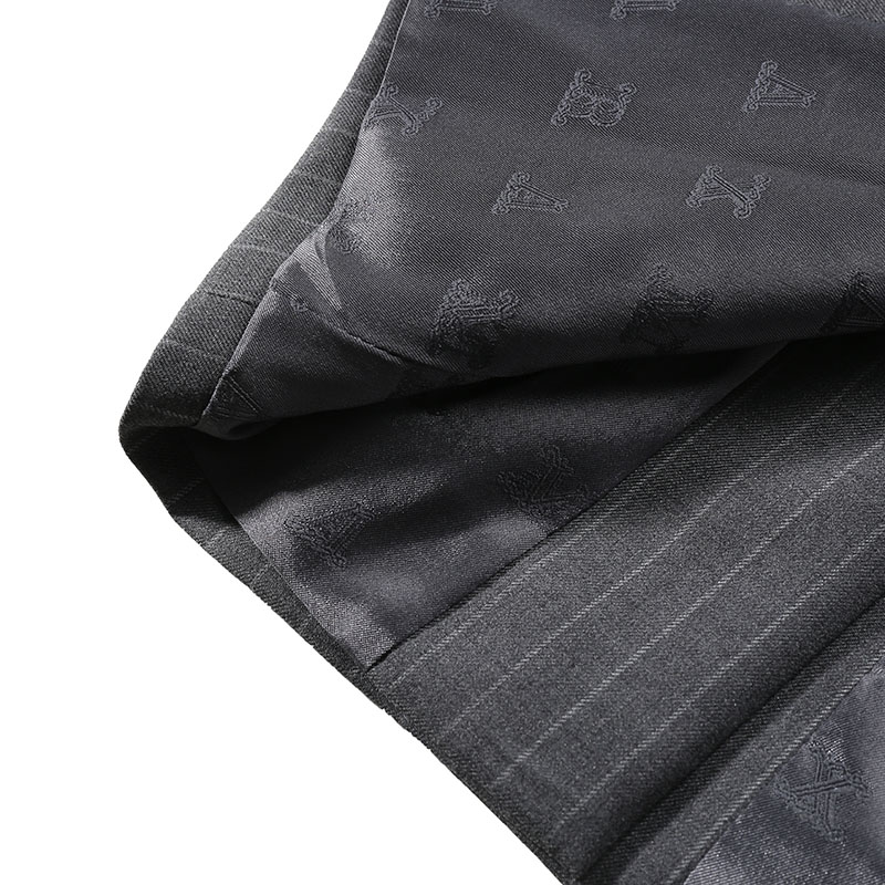 Sizing (Women) 'S Max Mara MaxMara Oche  Gray Striped Print Lapel Single-Breasted Blazer. 1046083906005-OCHE