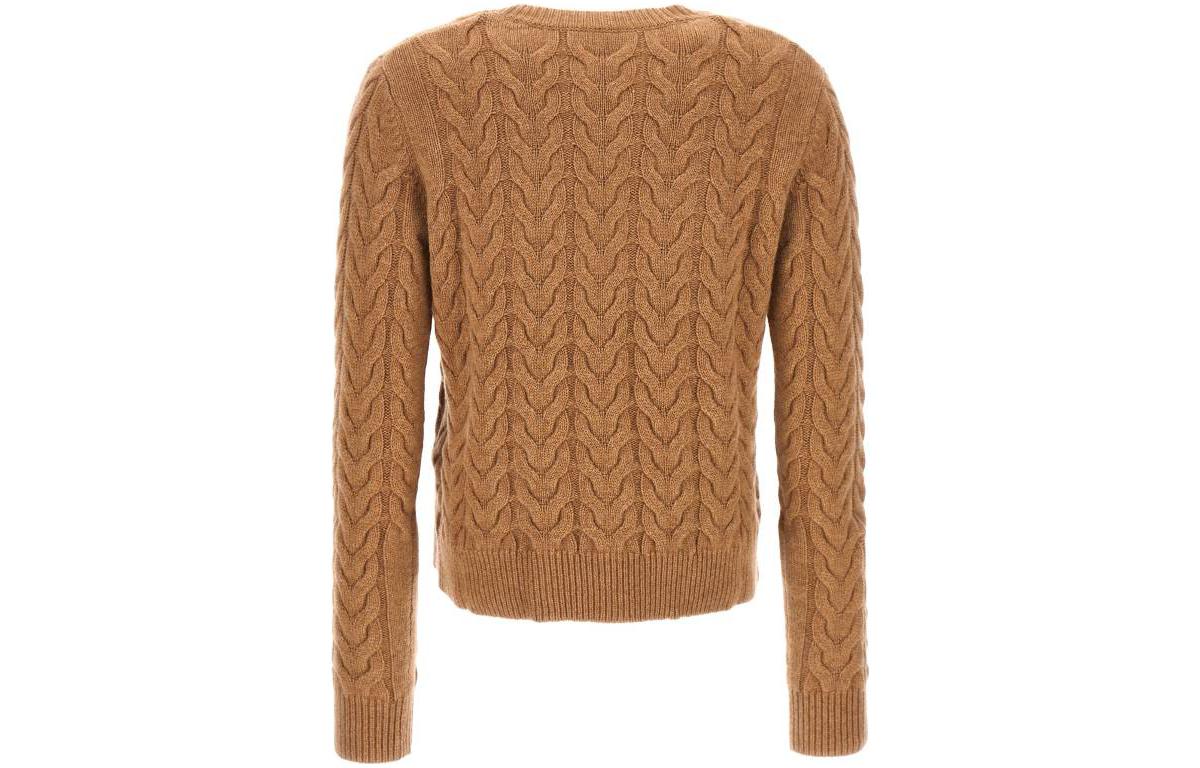 Lookbook (W) ''Max Mara Odessa Crewneck Knit Sweater Lengan Panjang Kuning Jahe'' 1366163306008-ODESSA