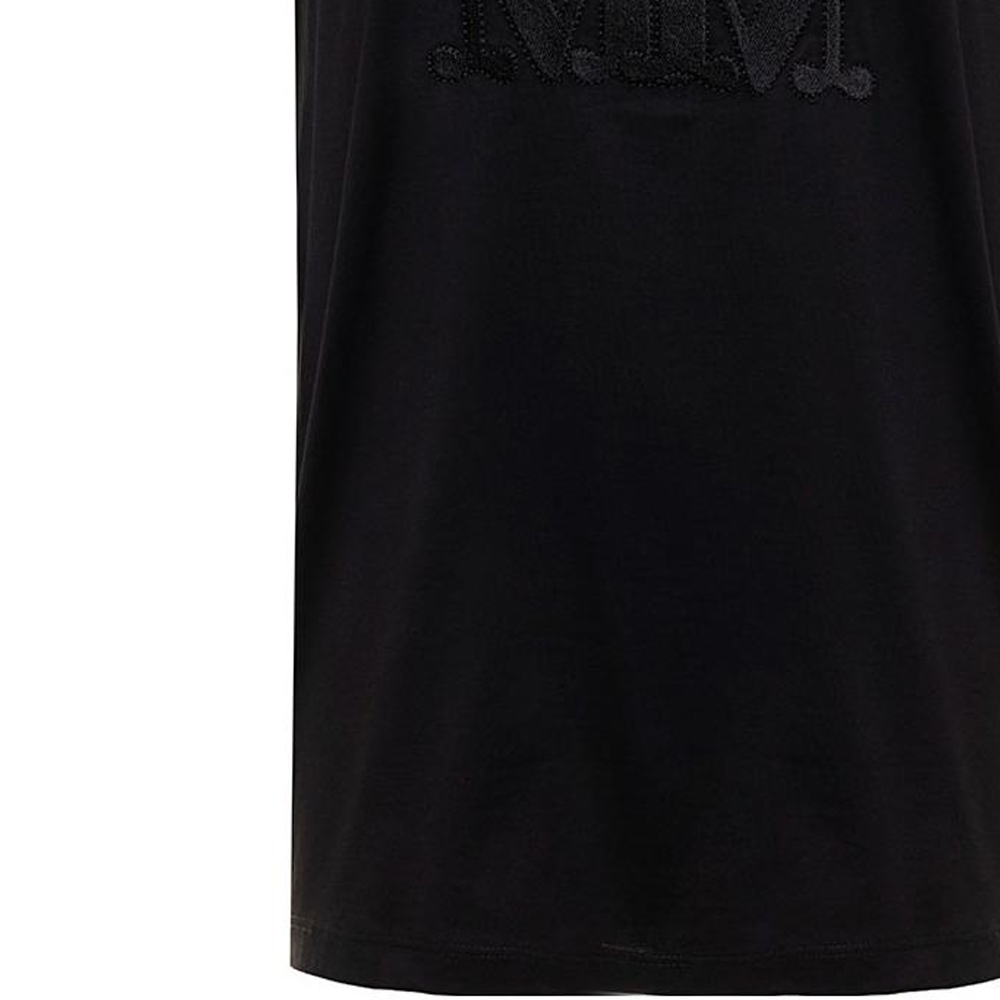 Purchase (W) ''스 막스마라 막스마라 파크 컬렉션 블랙 로고 프린트 반팔 티셔츠'' 19460229650006-PARK