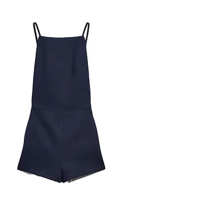 (Women) 'S Max Mara MaxMara Pepaia Solid Blue Sleeveless Jumpsuit. 1241133806001-PEPAIA