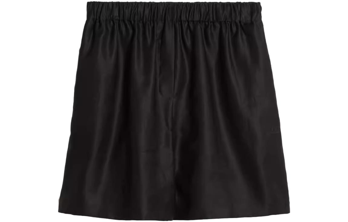 Order (Women) 'S Max Mara MaxMara Piadena  Black Mid-Rise Straight-Leg Casual Shorts 1141014106002-PIADENA