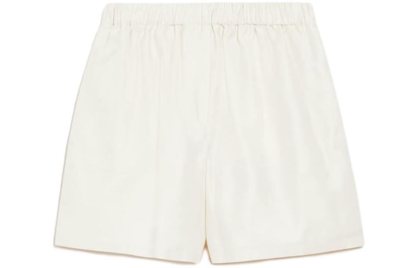 Order (Women) 'S Max Mara MaxMara Piadena Cotton Monogram Embroidered White  Casual Shorts. 1141014106001-PIADENA