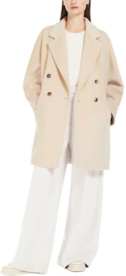 (W) ''Kot Wanita Panjang Sederhana Beige Double-Breasted Max Mara Pila Series''. 1011064106012-PILA Shop (W) ''Kot Wanita Panjang Sederhana Beige Double-Breasted Max Mara Pila Series''. 1011064106012-PILA