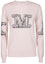 Buy (W) ''S 막스마라 핑크 로고 프린트 캐주얼 라운드넥 스웨터 13660119600-009