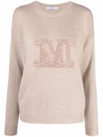 (Women) 'S Max Mara MaxMara Pink Wool Cashmere Knitted Pullover Sweater. 13660813600-GIOSTRA-005 (Women) 'S Max Mara MaxMara Pink Wool Cashmere Knitted Pullover Sweater. 13660813600-GIOSTRA-005