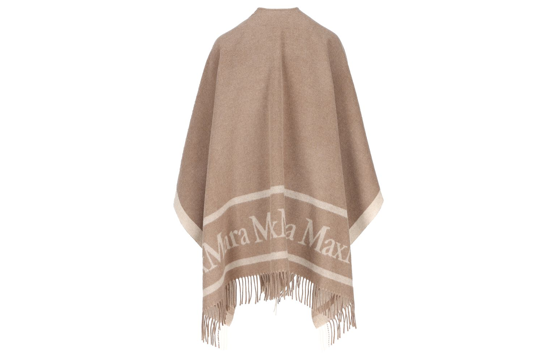 Lookbook (W) "Chal de Lana Estampado para Mujer ''S Max Mara MaxMara - Marrón." 2414731051600002