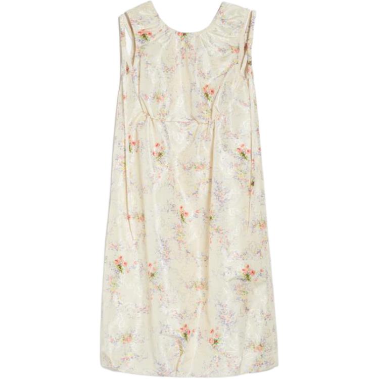 (Women) 'S Max Mara MaxMara Rabat Floral Sleeveless Dress  Ivory White. 2221102806001-RABAT