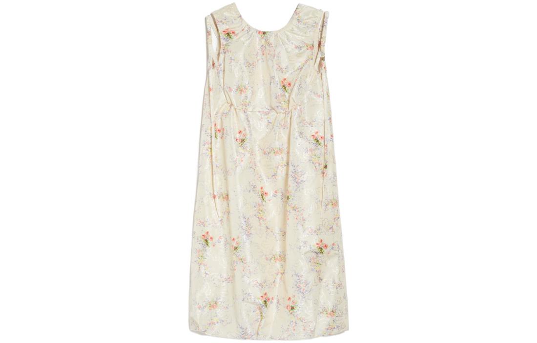 Order (Women) 'S Max Mara MaxMara Rabat Floral Sleeveless Dress  Ivory White. 2221102806001-RABAT