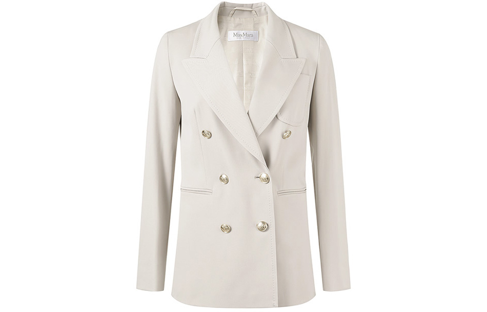 Order (Women) 'S Max Mara MaxMara Reale Double-Breasted Blazer for Women in Beige. 1046033906001-REALE