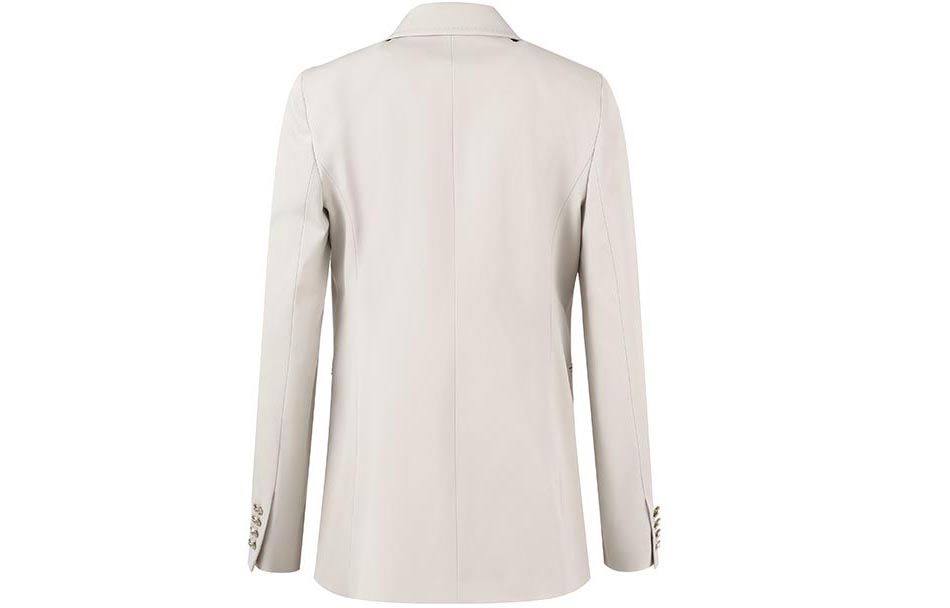 Lookbook (Women) 'S Max Mara MaxMara Reale Double-Breasted Blazer for Women in Beige. 1046033906001-REALE