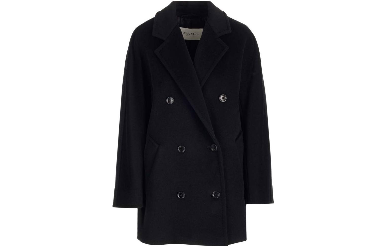 (Women) 'S Max Mara MaxMara Rebus Collection  Solid Double-Breasted Long Sleeve Coat 1086023906027-REBUS 圖 7