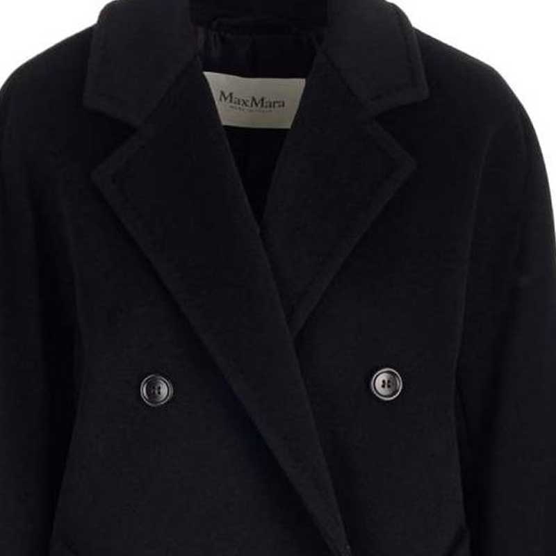 (Women) 'S Max Mara MaxMara Rebus Collection  Solid Double-Breasted Long Sleeve Coat 1086023906027-REBUS 圖 9