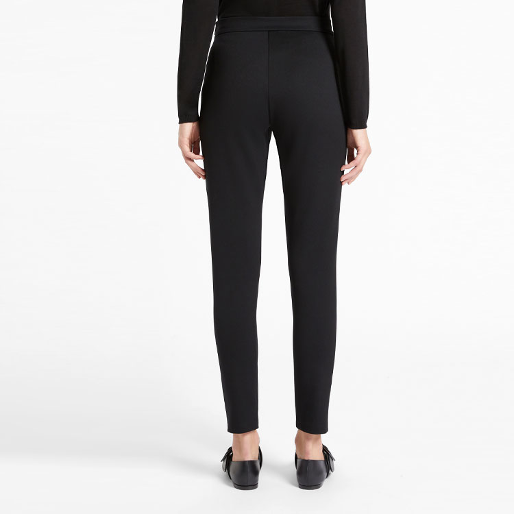 Purchase (W) ''S Max Mara MaxMara Rosano Series Legging Kulit Hitam Langsing 1786021306003-ROSANO