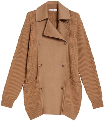 (W) ''S Max Mara マックスマーラ ルメナ ダブルブレスト ウールニットジャケット レディース - ブラウン 1316011306002-RUMENA Buy (W) ''S Max Mara マックスマーラ ルメナ ダブルブレスト ウールニットジャケット レディース - ブラウン 1316011306002-RUMENA