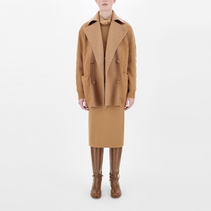 (W) ''S Max Mara マックスマーラ ルメナ ダブルブレスト ウールニットジャケット レディース - ブラウン 1316011306002-RUMENA Lookbook (W) ''S Max Mara マックスマーラ ルメナ ダブルブレスト ウールニットジャケット レディース - ブラウン 1316011306002-RUMENA