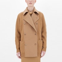 (W) ''S Max Mara マックスマーラ ルメナ ダブルブレスト ウールニットジャケット レディース - ブラウン 1316011306002-RUMENA Shop (W) ''S Max Mara マックスマーラ ルメナ ダブルブレスト ウールニットジャケット レディース - ブラウン 1316011306002-RUMENA