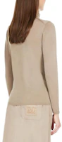 Purchase (W) ''S Max Mara MaxMara Saluto駝色高領羊毛毛衣 - 舒適針織衫 1366182306004-saluto