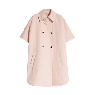 (Women) 'S Max Mara MaxMara Sedan Beige Double-Breasted Cape Coat 4731042606019-SEDAN