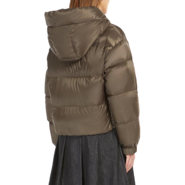 Shop (W) ''S Max Mara MaxMara Seie 深綠色連帽寬鬆版拉鍊外套 女款 9486104506077-SEIE