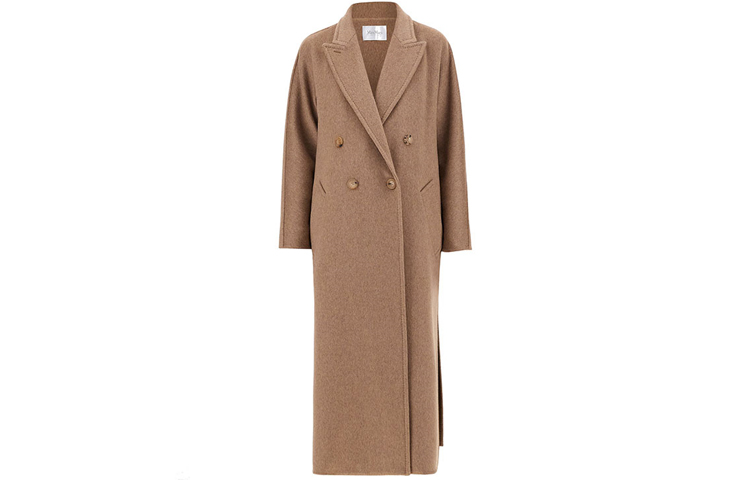 (Women) 'S Max Mara MaxMara Selina Brown Wool Double-Breasted Casual Coat. 1016051906051-SELINA 圖 2