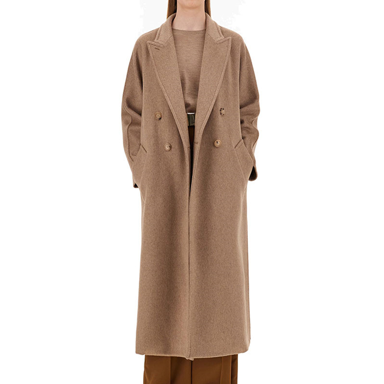 (Women) 'S Max Mara MaxMara Selina Brown Wool Double-Breasted Casual Coat. 1016051906051-SELINA 圖 3
