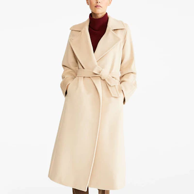 (W) Abrigo Blanco ''S Max Mara MaxMara Soldato con Cinturón y Diseño de Solapa. 1016201306001 - SOLDATO Lookbook (W) Abrigo Blanco ''S Max Mara MaxMara Soldato con Cinturón y Diseño de Solapa. 1016201306001 - SOLDATO